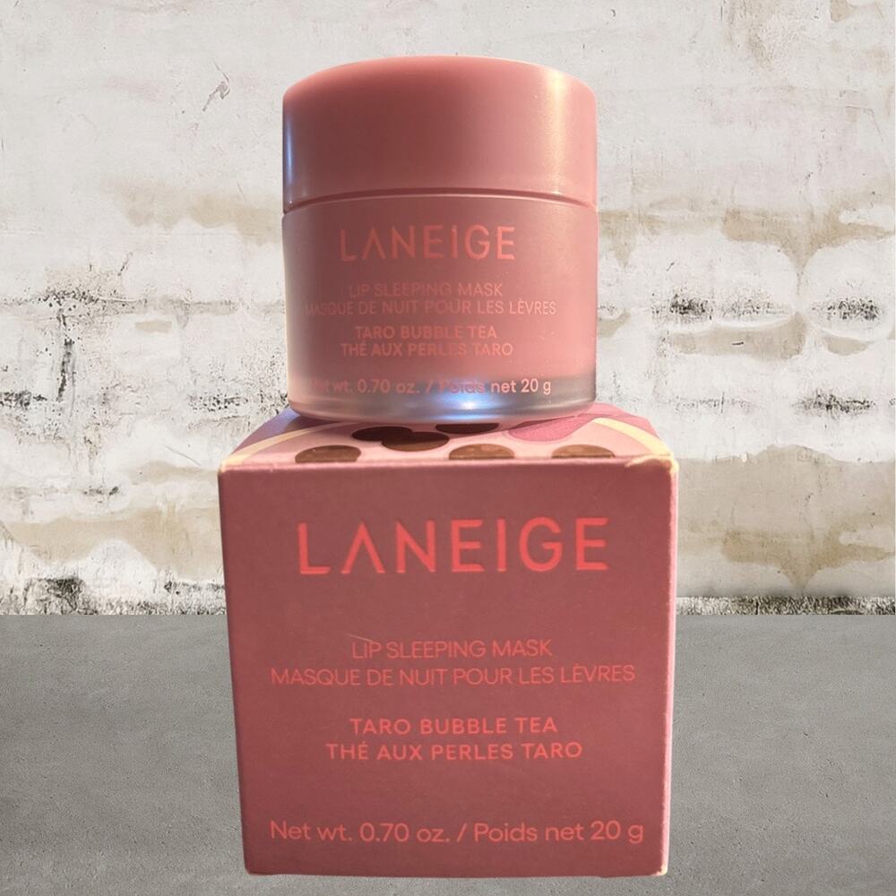 LANEIGE Lip Sleeping Mask in Taro Bubble Tea NIB